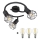 Globo - LED Reflektorska lampa 3xE14/6W/230V crno