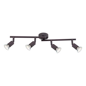 Globo - LED Reflektorska lampa 4xGU10/3W/230V crno