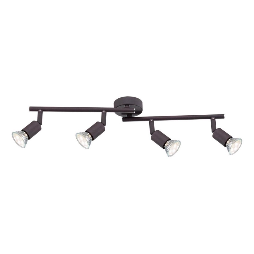 Globo - LED Reflektorska lampa 4xGU10/3W/230V crno