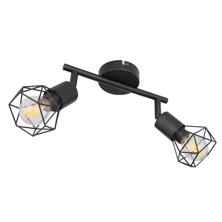 Globo - LED Reflektorska lampa 2xE14/6W/230V crno
