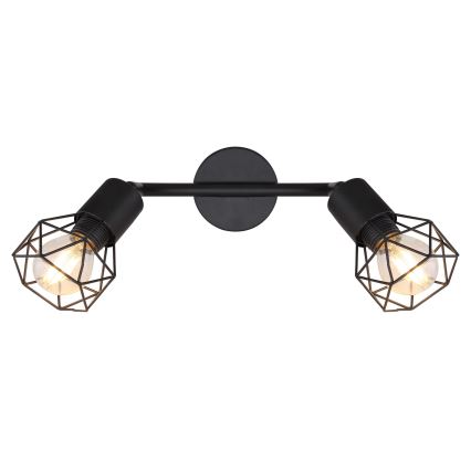 Globo - LED Reflektorska lampa 2xE14/6W/230V crno