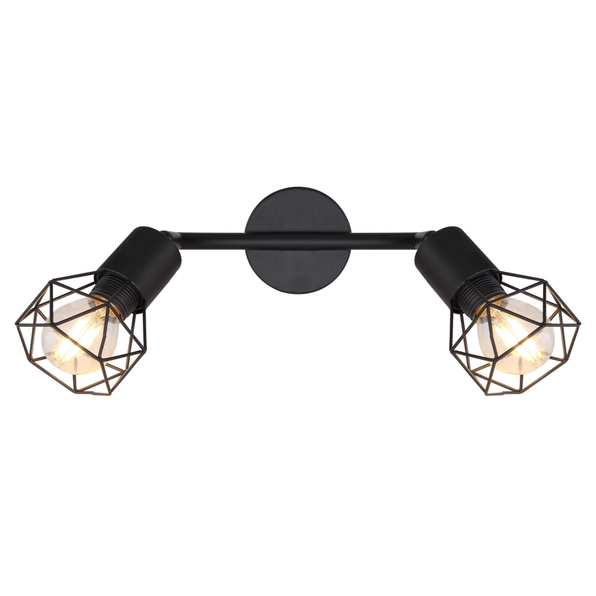 Globo - LED Reflektorska lampa 2xE14/6W/230V crno