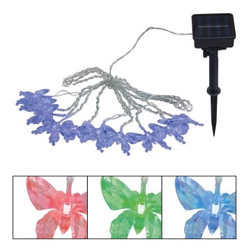Globo - LED RGB Dekorativni lanac 10xLED/0,06W/3,2V 470 cm IP44
