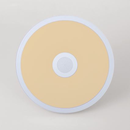 Globo - LED RGBW prigušiva kupatilska svetiljka sa zvučnikom LED/18W/230V 3000-6500K IP44 + daljinski upravljač