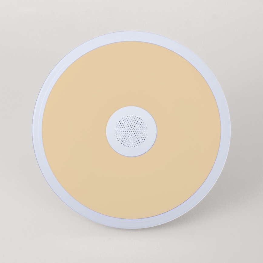 Globo - LED RGBW prigušiva kupatilska svetiljka sa zvučnikom LED/18W/230V 3000-6500K IP44 + daljinski upravljač