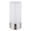 Globo - LED RGBW prigušiva dodirna spoljna stona lampa LED/1,8W/5V 1500 mAh IP44 mat hrom