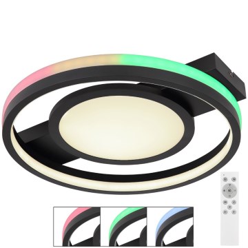 Globo - LED RGBW Prigušiva plafonjera LED/40W/230V 3000-6500K + Daljinski upravljač