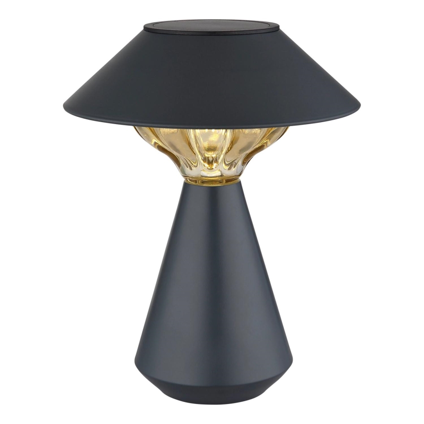 Globo - LED Solarna lampa 10xLED/0,06W/1,2V IP44 crno