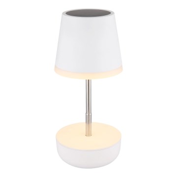 Globo - LED Solarna lampa 10xLED/0,06W/3V IP44 bela