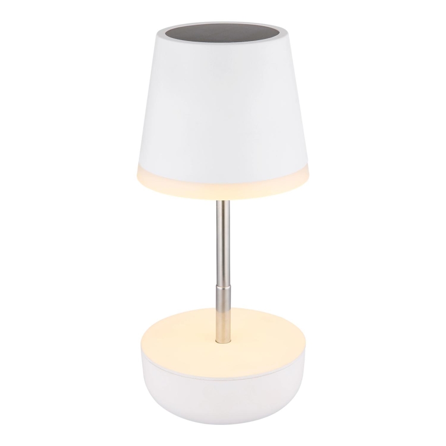 Globo - LED Solarna lampa 10xLED/0,06W/3V IP44 bela