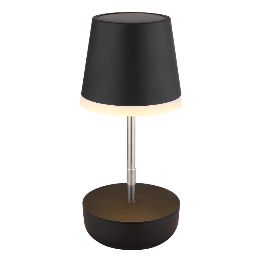 Globo - LED Solarna lampa 10xLED/0,06W/3V IP44 crno
