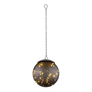 Globo - LED solarni luster na lancu 20xLED/0,06W/1,2V preč. 15 cm IP44 600 mAh