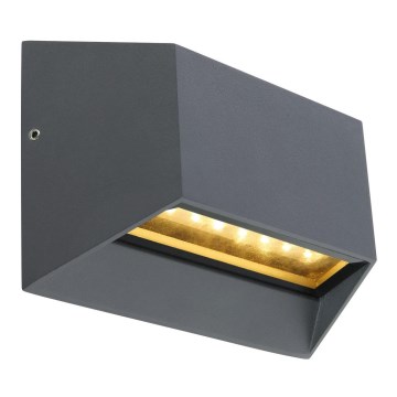 Globo - LED Spoljna zidna lampa LED/7W/230V IP54 antracit