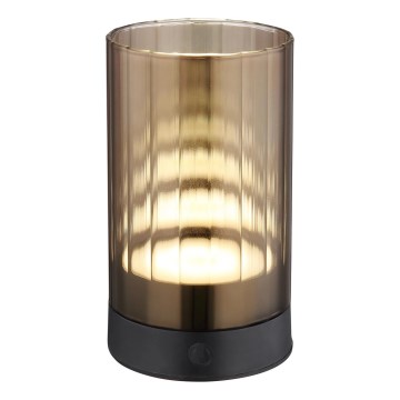 Globo - LED Vanjska prigušivi punjiva dodirna stona lampa LED/2W/3,7V 2700/4000/6500K 1200mAh IP44 braon