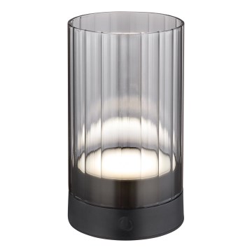 Globo - LED Vanjska prigušivi punjiva dodirna stona lampa LED/2W/3,7V 2700/4000/6500K 1200mAh IP44 sivo
