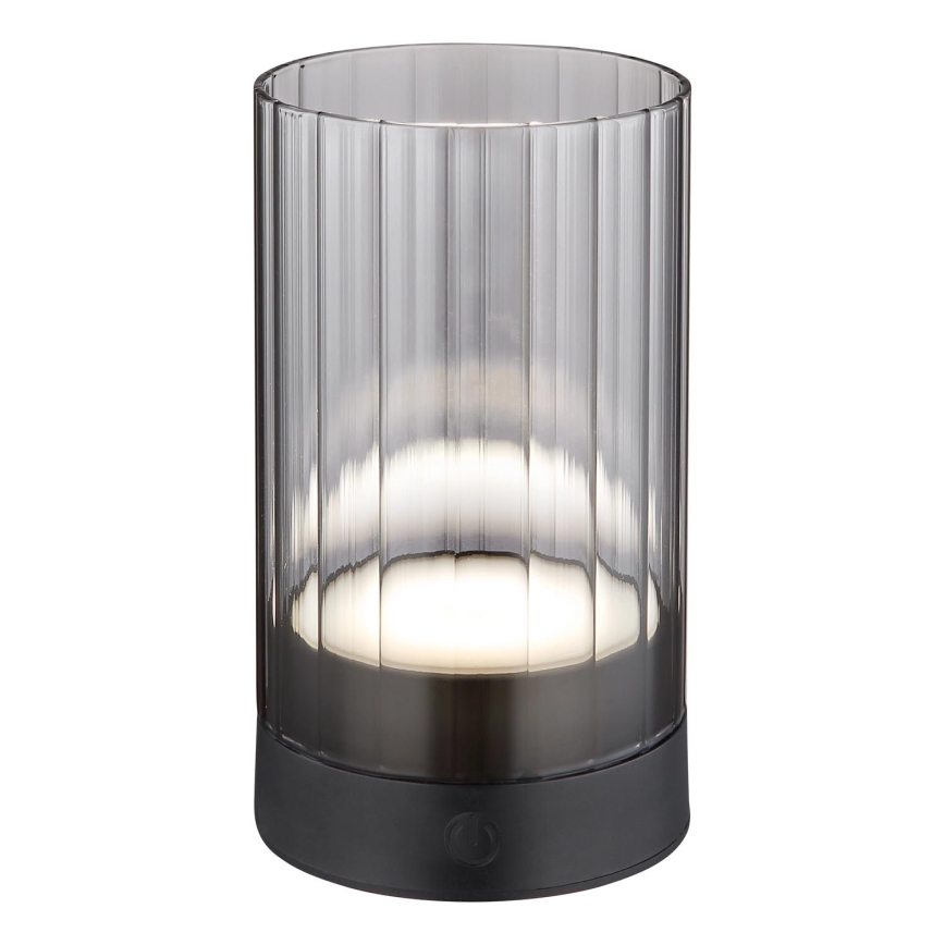 Globo - LED Vanjska prigušivi punjiva dodirna stona lampa LED/2W/3,7V 2700/4000/6500K 1200mAh IP44 sivo