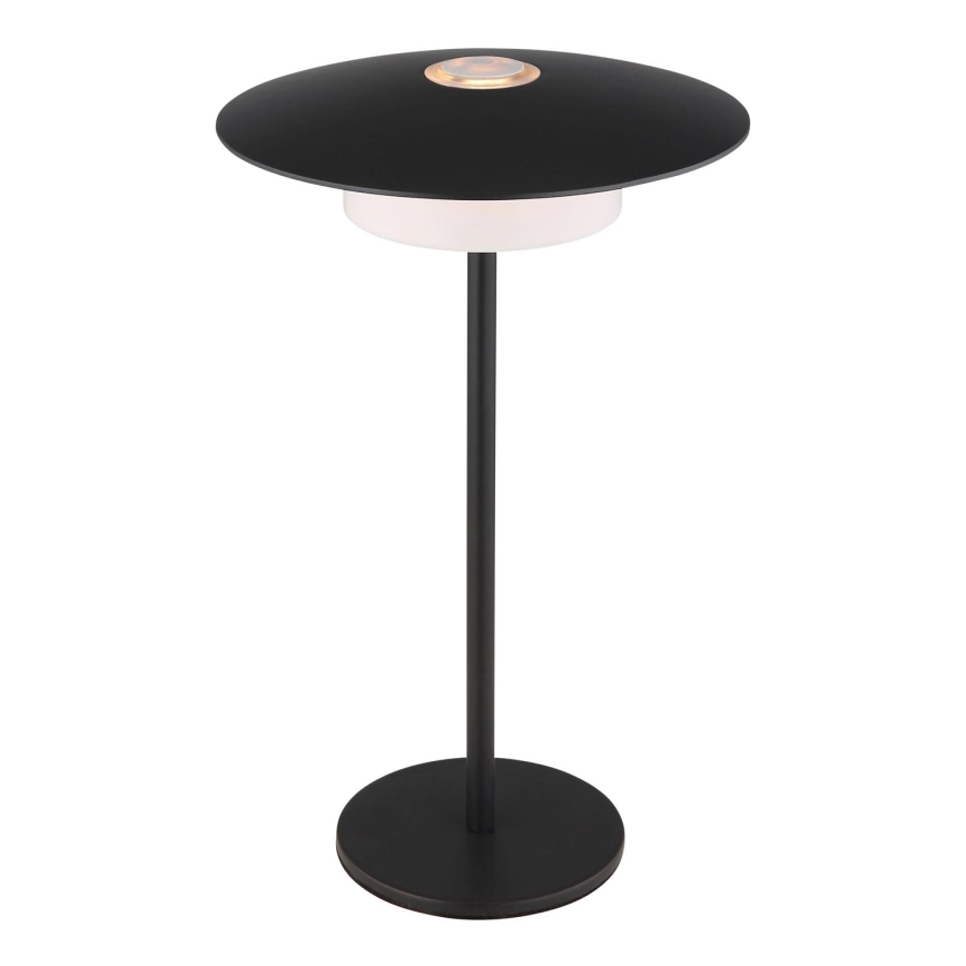 Globo - LED Vanjska punjiva dodirna stona lampa LED/3W/3,7V 1800/2700/3000K IP44 1800 mAh crno