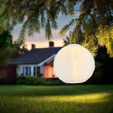 Globo - LED Viseća solarna lampa LED/0,5W/3V IP44 bela