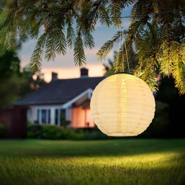 Globo - LED Viseća solarna lampa LED/0,5W/3V IP44 bež