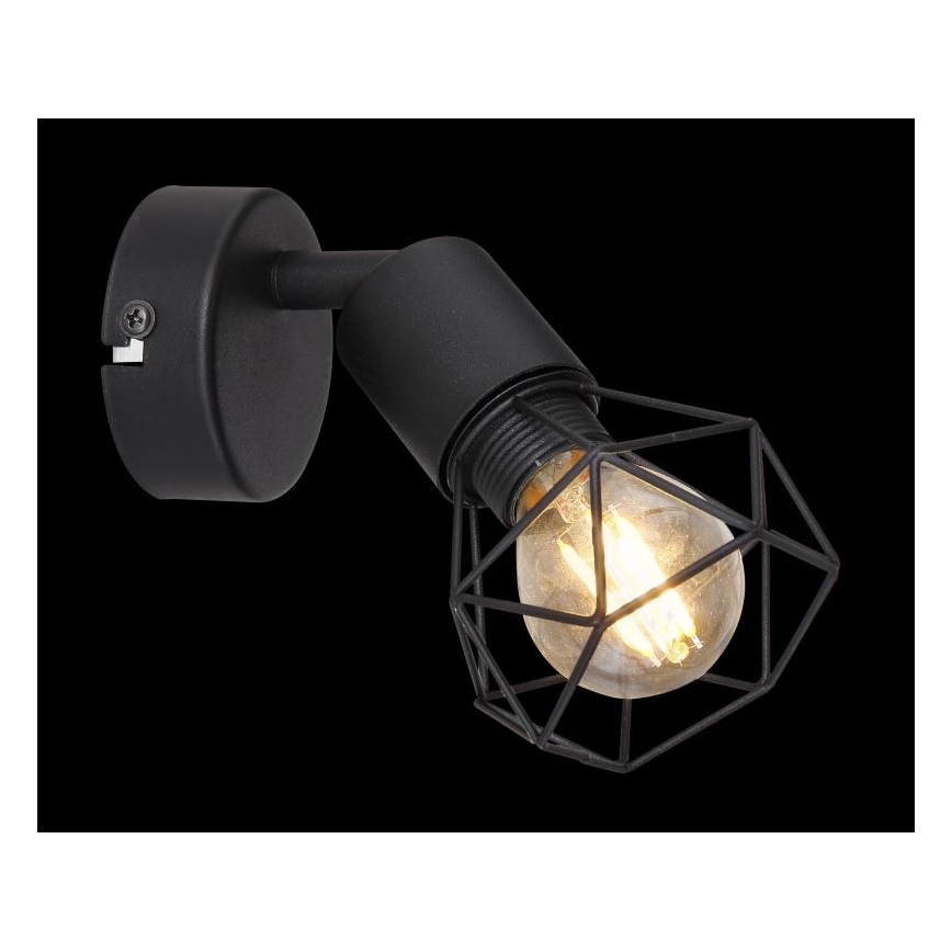 Globo - LED Zidna reflektorska lampa 1xE14/6W/230V crno