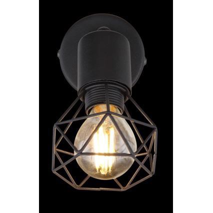 Globo - LED Zidna reflektorska lampa 1xE14/6W/230V crno
