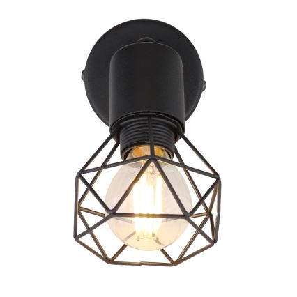 Globo - LED Zidna reflektorska lampa 1xE14/6W/230V crno