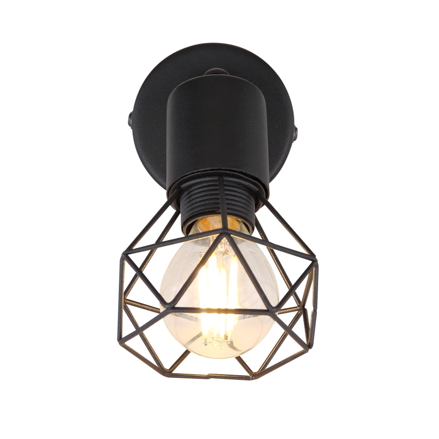 Globo - LED Zidna reflektorska lampa 1xE14/6W/230V crno