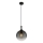 Globo - Luster na sajli 1xE27/10W/230V pr. 25 cm crno
