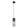 Globo - Luster na sajli 1xE27/25W/230V pr. 10,5 cm crno