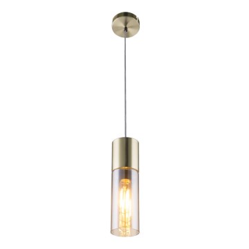 Globo - Luster na sajli 1xE27/25W/230V pr. 10,5 cm mesing
