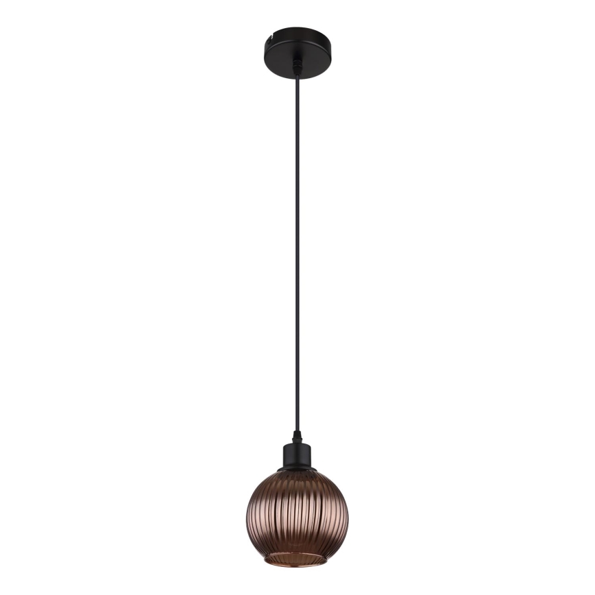 Globo - Luster na sajli 1xE27/25W/230V pr. 15 cm bakreno