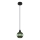 Globo - Luster na sajli 1xE27/25W/230V pr. 15 cm zelena