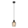 Globo - Luster na sajli 1xE27/40W/230V pr. 13,5 cm crno