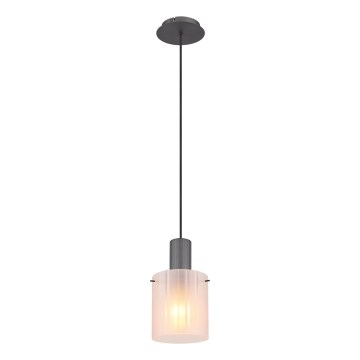 Globo - Luster na sajli 1xE27/40W/230V pr. 18 cm bela
