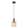 Globo - Luster na sajli 1xE27/40W/230V pr. 18 cm braon