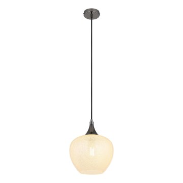 Globo - Luster na sajli 1xE27/40W/230V pr. 24 cm bela/antracit