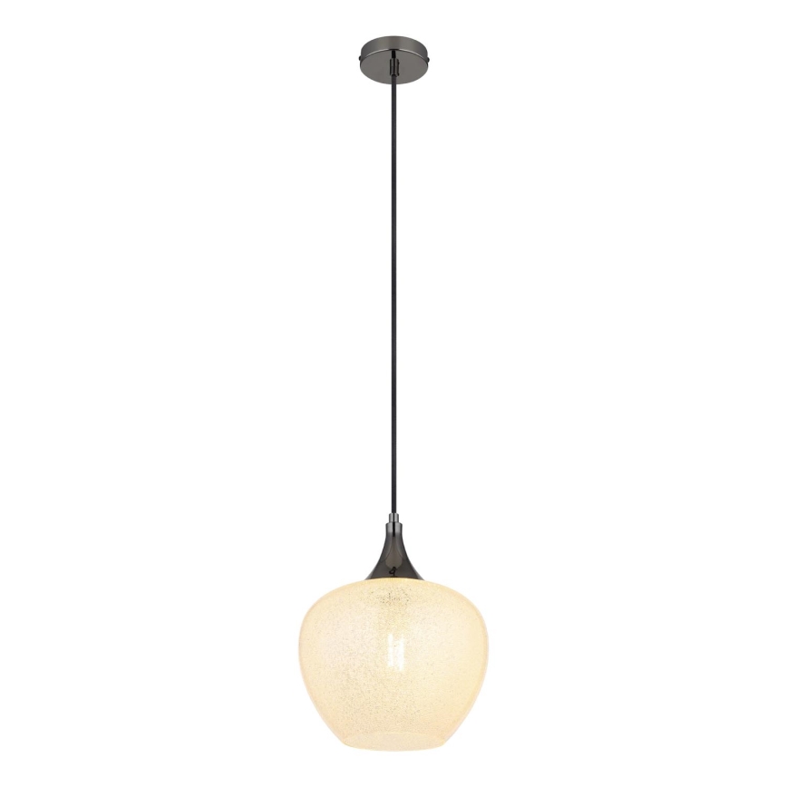 Globo - Luster na sajli 1xE27/40W/230V pr. 24 cm bela/antracit