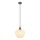 Globo - Luster na sajli 1xE27/40W/230V pr. 24 cm bela/antracit