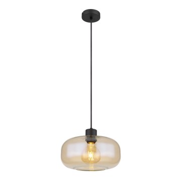 Globo - Luster na sajli 1xE27/40W/230V pr. 28 cm prozirna