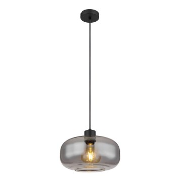 Globo - Luster na sajli 1xE27/40W/230V pr. 28 cm sivo