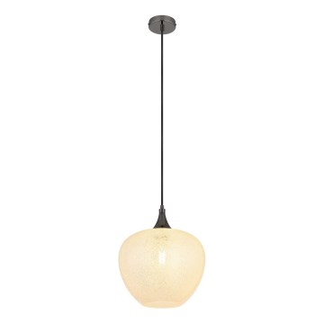 Globo - Luster na sajli 1xE27/40W/230V pr. 29 cm bela/antracit