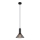 Globo - Luster na sajli 1xE27/60W/230V crno