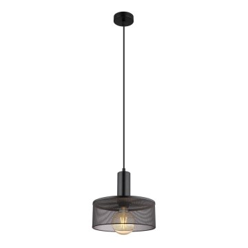 Globo - Luster na sajli 1xE27/60W/230V crno
