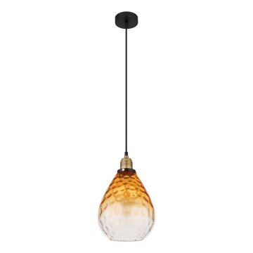 Globo - Luster na sajli 1xE27/60W/230V pr. 21 cm narandžasta