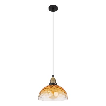 Globo - Luster na sajli 1xE27/60W/230V pr. 25 cm narandžasta