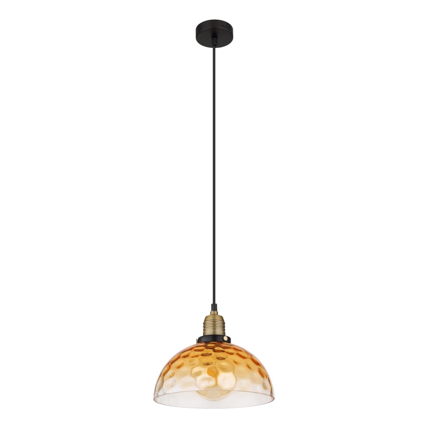 Globo - Luster na sajli 1xE27/60W/230V pr. 25 cm narandžasta