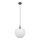 Globo - Luster na sajli 1xE27/60W/230V pr. 29 cm bela/braon