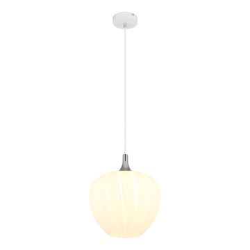 Globo - Luster na sajli 1xE27/60W/230V pr. 29 cm bela