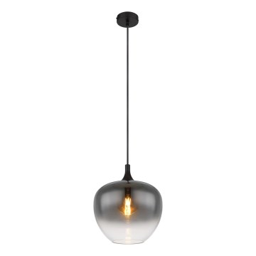 Globo - Luster na sajli 1xE27/60W/230V pr. 29 cm crno