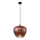 Globo - Luster na sajli 1xE27/60W/230V pr. 40 cm bakrena